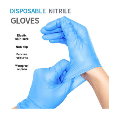 Disposable Nitrile Gloves For Medical And Household Using