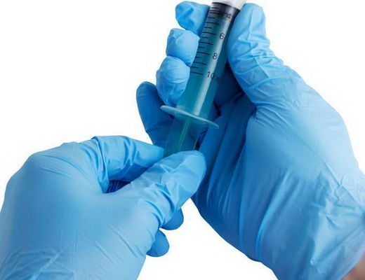 PVC Paste 0.08 Mm Disposable Medical Glove For Factory Home Use